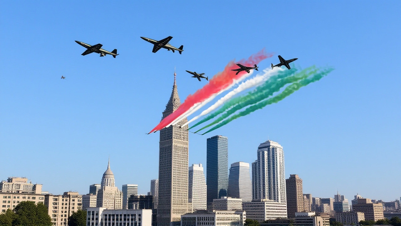 Freccie Tricolori sopra il Duomo: 100 anni di Aeronautica a Milano